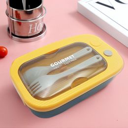 Dinnerware Sets 1 Set Storage Box Useful Lightweight Good Sealing Household Supplies Lunch Bento Case
