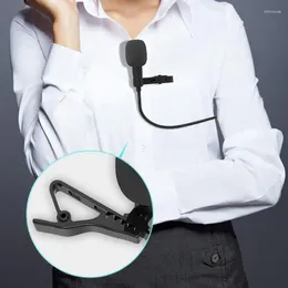 Microphones Collar Clip Microphone Mini-Portable Noise Reduction High Fidelity For Live Broadcasting Mobile Phone Computer Recording