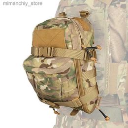 Outdoor Bags Military Mini Hydration Bag Backpack Assault Mol Pouch Tactical Outdoor Sport Water Bags Camouflage Men Camping Sack Q231130