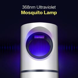 LED Pocatalyst Mosquito Killer Lamp USB Powered Insect Killer Non-Toxic UV Protection Silent Suitable for Pregnant Women a314P