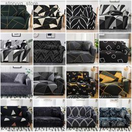 Chair Covers Stretch Stripes Sofa Slipcover Elastic Sofa Cover for Living Room Non Slip Furniture Protector for Pets Soft with Elastic Bottom Q231130