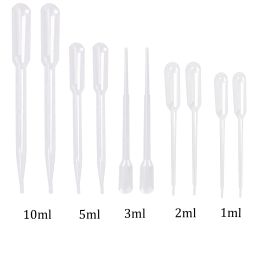 wholesale Teenitor 1ml,2ml,3ml,5ml,10ml Plastic Transfer Pipettes Eye Dropper - Essential Oils Pipettes Dropper Makeup Tool BJ