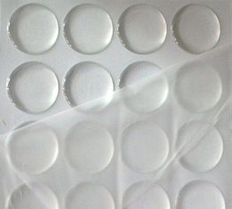 10000pcslot TOP QUALITY clear back Resin Dot Adhesive Stickers 1quot Circle 3D epoxy sticker Dome1710459