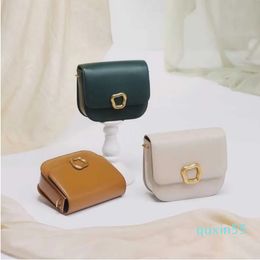 Bags Medium Tofu Bag Small Popular Design Cowhide Women's Bag One Shoulder Crossbody Small Square Bag