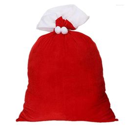 Storage Bags Christmas Santa Bag For Gifts Large Gift With Drawstring Playing Present Toy