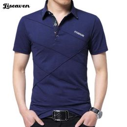 Men's T-Shirts Liseaven 2021 Men T-Shirts Casual Striped T-shirt Men Short Sleeve Tee Shirt Clothing Camisetas Men T Shirt Plus Size Y2302