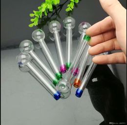 Two-color ducks acrylic hoses glass bongs accessories , Glass Smoking Pipes Colourful mini multi-colors Hand Pipes Best Spoon glass Pipe