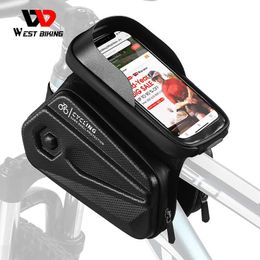 Panniers s 3 IN 1 Rainproof Frame Front Top Tube Cycling 6.6in Phone Case Touchscreen Bag MTB Pack Bicycle Accessories 0201