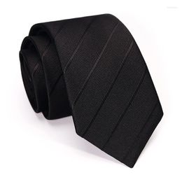 Bow Ties High Quality 2023 Designers Brands Fashion Business Casual 7cm Slim For Men Twill Red Black Necktie Work With Gift Box