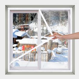 Curtain Winter Window Shrink Heat Insulation Film Indoor Windproof Warm Self-Adhesive For Energy Saving Crystal Clear Soft Glass