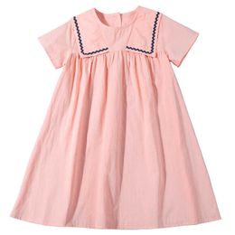 Girl's 6 To 14 Years Kids Casual Dresses Baby Children Summer Clothes 2022 New Teen Simple Dress Cute Comfortable #6290 0131