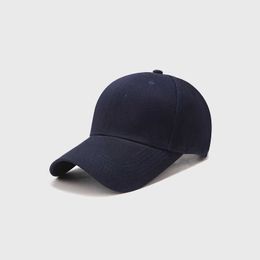 Ball Caps Solid Colour Baseball Cap Women's Men's Caps Adjustable Pure Cotton American Style Cap Fashionable Outdoor Simple Sunshade Hat G230201