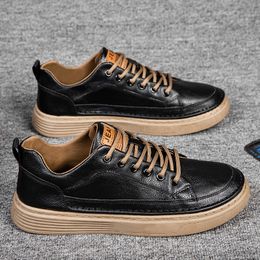 Dress Shoes Handmade Leather Casual for Men Design Sneakers Man Comfortable Loafers Moccasins Driving 230201 GAI GAI GAI