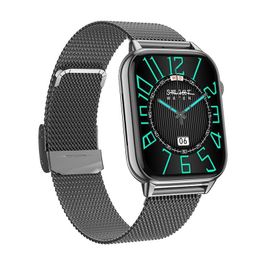 Smart Watch Make/Risposta Chiama Fitness con pressione arteriosa Monitoraggio della frequenza cardiaca da 1,9 "HD Bluetooth Bluetooth Phone Bluetooth IP67 Smartwatch impermeabile da donna Silver