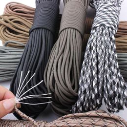 Outdoor Gadgets 31 Meters Dia.4mm 7 Stand Cores Parachute Cord Lanyard Camping Rope Climbing Hiking Survival Equipment Tent Accessories