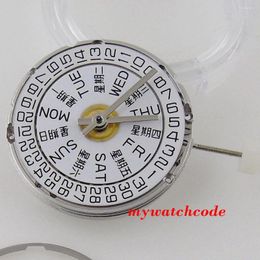 Watch Repair Kits Silver ST2100 Mechanical Automatic Movement Date Week 28800bph Fit ETA 2836 Model Wristwatch Replacement
