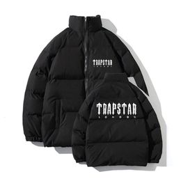 Masculino embaixo de casacos de inverno de parkas e casacos roupas de roupa externa TRAPSTAR LONDON Jacket Men Mulher Windbreaker grosso e quente casaco 230131