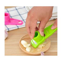 Fruit Vegetable Tools Manual Ginger Garlic Crusher Press Grinding Grater Cutter Mti Functional Graters Cutters Garlics Peeler Home Dhlvb