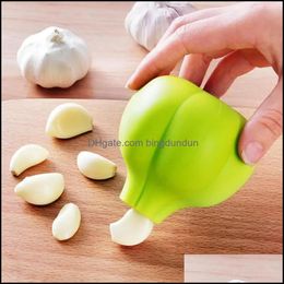 Other Kitchen Tools Garlic Peeler Creative Sile Soft Peelers Drop Delivery Home Garden Dining Bar Dhvnw