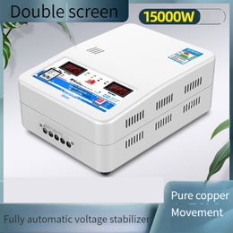 15000W Voltage Stabilizer With Input Voltage 130V-270V And Output 220V Household Automatic Stabilized Power Supply Tool