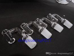 glass Banger E nail With Hook Domeless glass Nail Club Banger Nail Domeless Suitable For 16mm/20mm Coils Heater