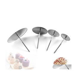 Baking Pastry Tools 1Pcs Stainless Steel Pi Nail Cake Flower Nails Diy Needle Stick Stands Ice Cream Decorating Drop Delivery Home Dharr