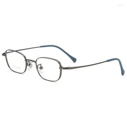 Sunglasses Frames Pure Titanium Square Oval Japanese Style Glasses Flexible Top Quality Men Eyeglasses Women Classical Prescription Eyewear