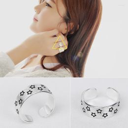 Wedding Rings Punk Star For Women Men Antique Finger Ring Christmas Gifts Jewellery 2023