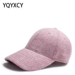 Ball Caps 2020 New Autumn Winter Baseball Cap Thickened Wool Outdoor Warm Hats Caps Men Women Dad Hat Snapback Gorra Hombre Kpop G230201