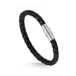Link Bracelets Chain Multi-Color Pu Leather Cord Woven For Men Handmade Jewelry Couple Bangles&Bracelets Party Gifts Wholesale