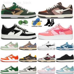 Bapestas Baped SK8 Sta Socks Casual Shoes Grey Camo Combo ABC Camos Orange SK8 Bapesta Platform Shoe