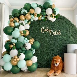 Other Event Party Supplies Macaron Green Balloon Garland Arch Kit Wedding Ballon Birthday Decor Kids Jungle Safari Theme Baby Shower 230131