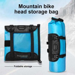 Panniers s SAHOO Handlebar 2022 New Multi-function MTB Mountain Bike Front Rack Bag Outdoor Cycling Bicycle Accessories 0201