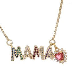 Pendant Necklaces Trendy Colorful Crystal Statement For Women Personality DIY Gold Chain Choker Necklace Wedding Jewelry