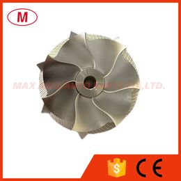 TD04HL 14T 49377-00015 Performance Turbocharger Turbo Billet Compressor Wheel/Aluminum 2618/Point Milling wheel 46.00/62.00mm 7/0 blades for 1401-404-414 Cartridge