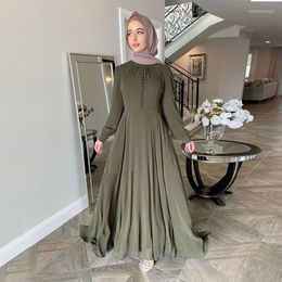 Ethnic Clothing Eid Chiffon Abaya Dubai Kaftan Turkey Islam Muslim Long Maxi Dress Abayas Dresses For Women Vestidos Robe Longue Femme