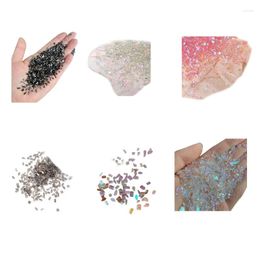 Nail Art Decorations 100Pcs Flat Back Nails Charms Rhinestones Diamond Crafts Studs Supplies