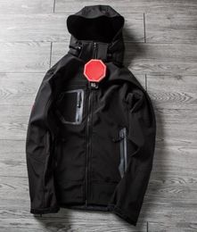 Классическая мужская мужская капюшона с капюшоном Polartec Softshell Северная куртка мужская спортивная ветроизотациональная водонепроницаем