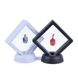 Jewellery Stand Ring Pendant Necklace Stand Holder Suspended Floating Jewellery Coins Gems Artefacts Display Box For Women