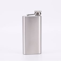 120ML Stainless Steel Square Hip Flask Pocket Whisky Wine Bottles 4oz