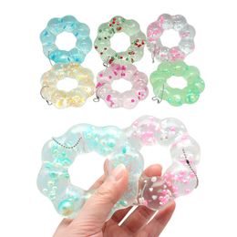 Crystal Donut Garland Stress Relief Toys TPR Stress and Squeeze Toy Kids Adult Party Event Gifts