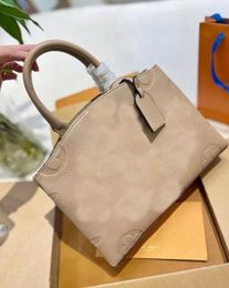 9 days delivered High Quality Fashion Classic Bags All-match Genuine Leather Letter Large Medium Small Tote Vintage Messenger Women Handbags Shoulder Bag