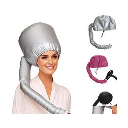 Party Favour Female Hair Steamer Cap Dryers Thermal Treatment Hat Portable Beauty Spa Nourishing Styling Electric Care Heating Vt1538 Dhq7M