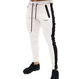 Calça masculina de outono casual mass slim joggers sweetpants gym gym fitness bodybuilding calcelas masculino correndo esporte trackpants de algodão 230131