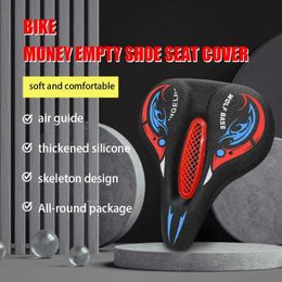 s 3D Gel Pad Bike Saddle Seat Soft Thickened Shock-absorbing Cycling Cushion Cover Bicycle Accessories 0131