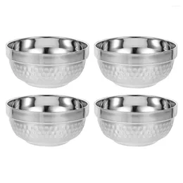 Bowls Bowl Steel Metal Stainless Noodle Soup Ricesalad Cereal Cooking Insulated Serving Nonpasta Ramen Mixing Round Double