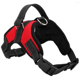 Dog Collars Adjustable Big Harness Collar For Large Medium Small Breathable Harnesses Vest Husky Dogs Supplies Pet Outdoor