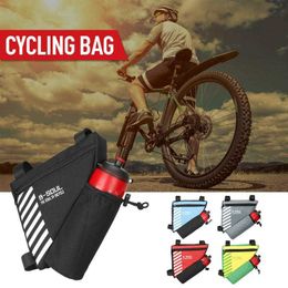 Panniers s HOT! Bicycle Waterproof Triangle Storage Mobile Phone Cycling Bag Bike Tube Pouch Holder Saddle Pannier Accessories 0201