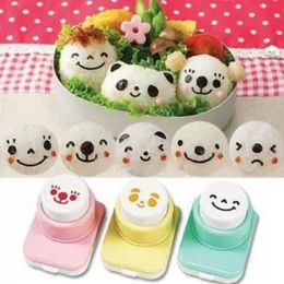 Sushi Tools Mould Seaweed Printing Machine Cutter Tool Cartoon Cute Expression Knife Rice Ball Puncher DIY Making Kit 230201