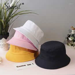 Cloches Sparsil Unisex Summer Foldable Bucket Hat Women Outdoor Sunscreen Cotton Fishing Hunting Cap Men Basin Chapeau Sun Prevent Hats1